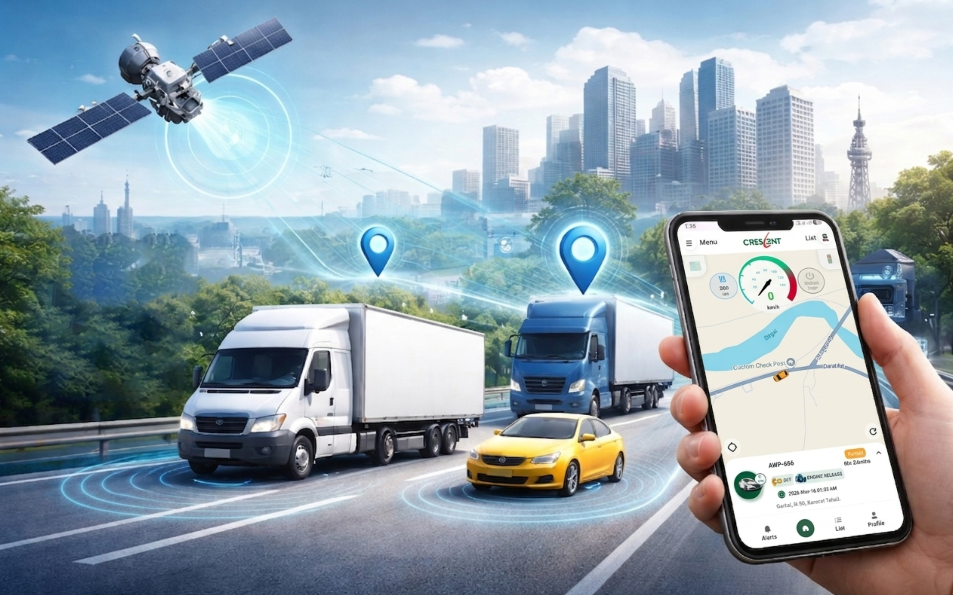 Vehicle tracking - Crescent Tracking