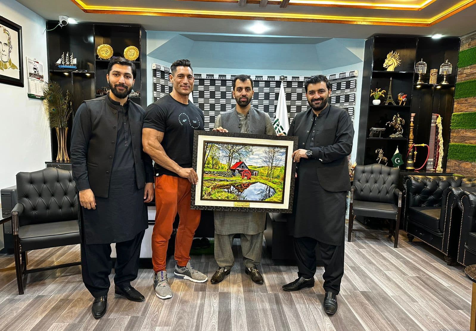 Mr. Pakistan Olympic 2023 Visits Head Office
