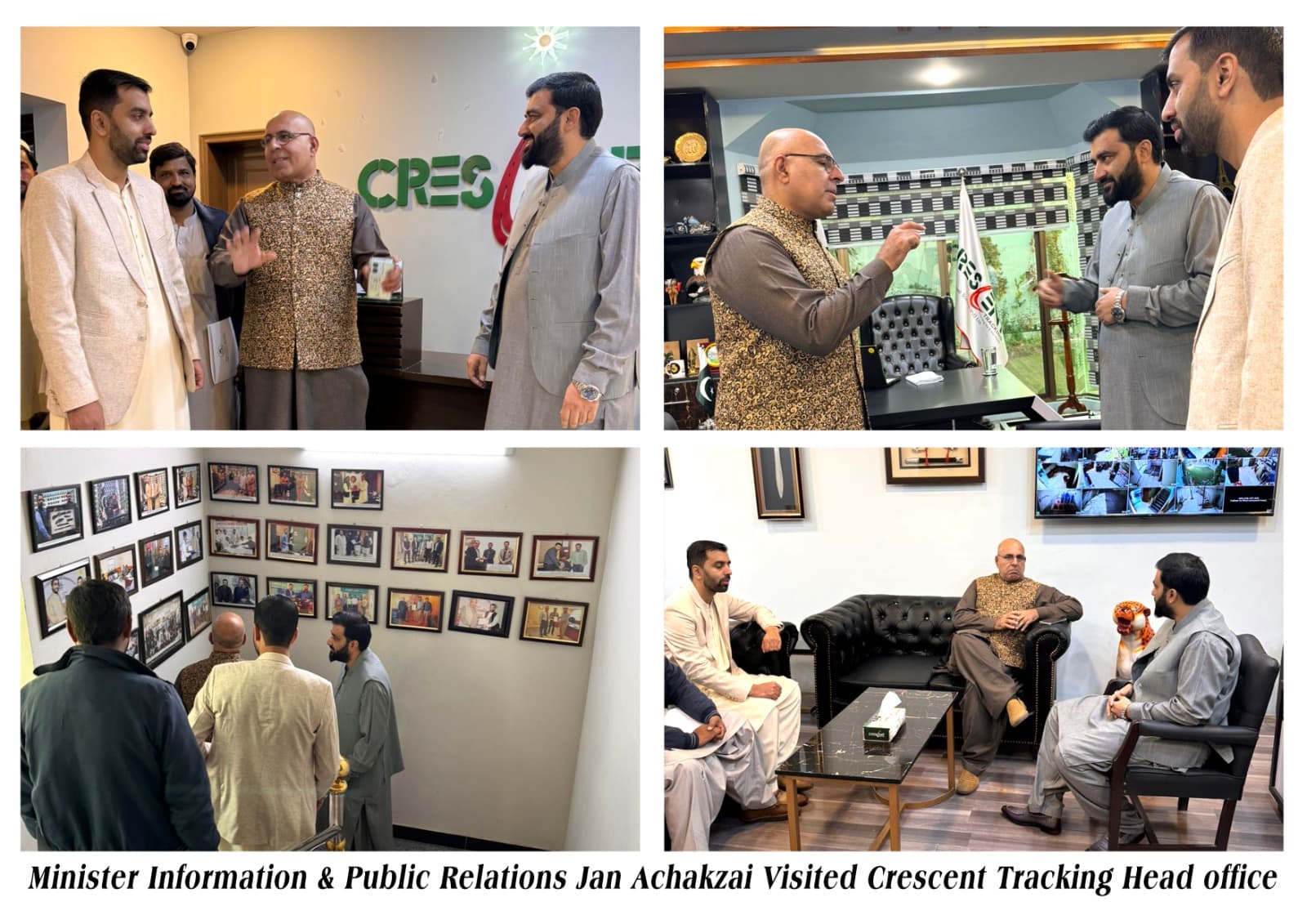Caretaker Information Minister Visits Head Office