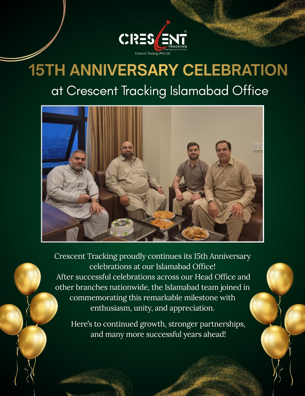 15th Anniversary Celebration — Islamabad Office